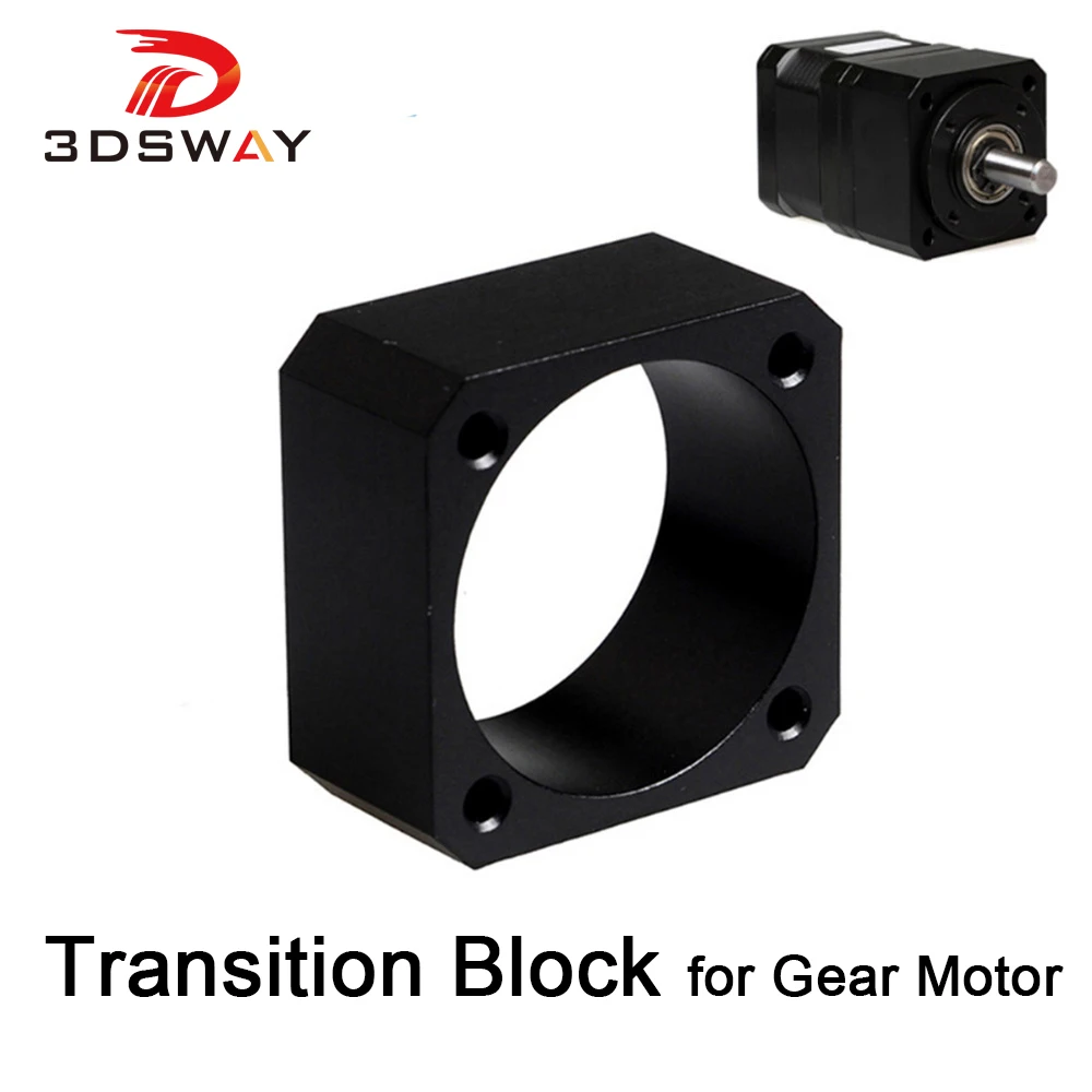 

3D Printer Parts Transition Block for 42 Planetary Geared Motor E3D J-head Bulldog Extruder Bracket