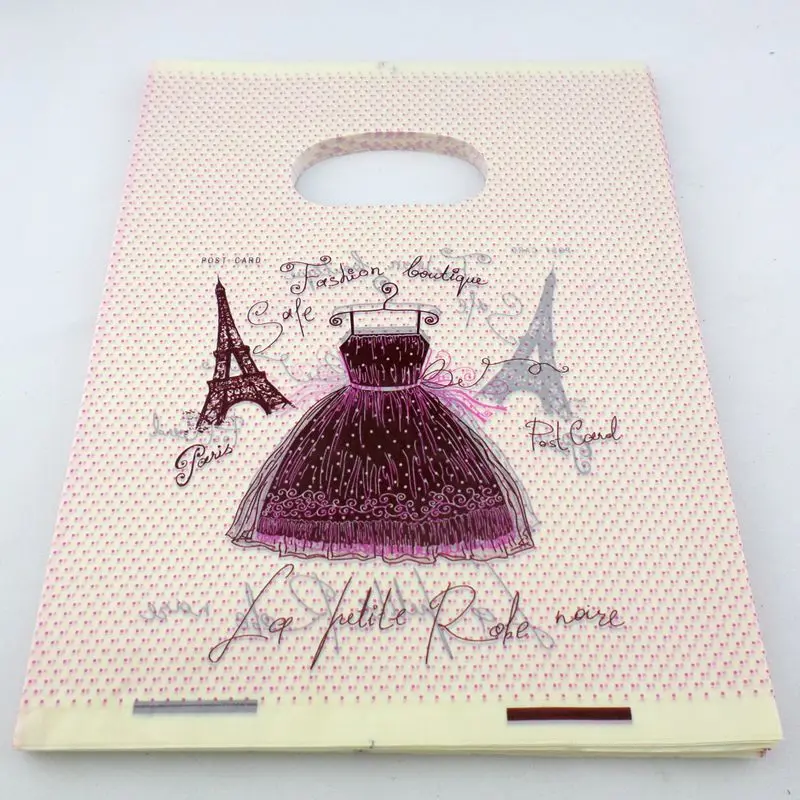 50pcs Plastic Small Pouches Bag Jewelery Wedding Candy Birthday Gift Packing Bags 15x20cm - Цвет: 13