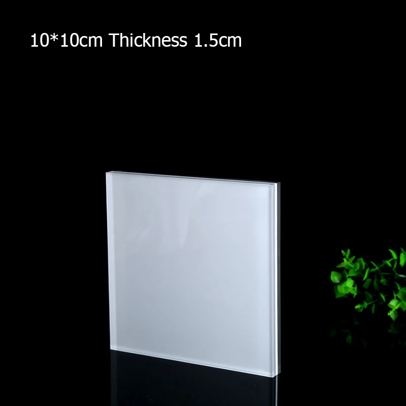 8x8 White-clear Квадратный Твердый акриловый дисплей стенд шкаф магазин Розничная ювелирные изделия часы искусство счетчик дисплей подъемный Блок прозрачный черный матовый белый - Цвет: 8x8 White-clear