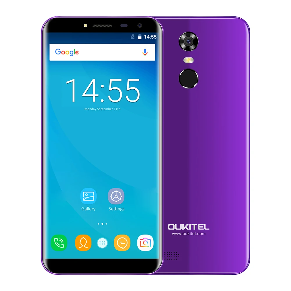 Смартфон OUKITEL C8 4G Android 7 0 5 дюймов MTK6737 четырехъядерный 2 Гб ОЗУ 16 ПЗУ сенсорный