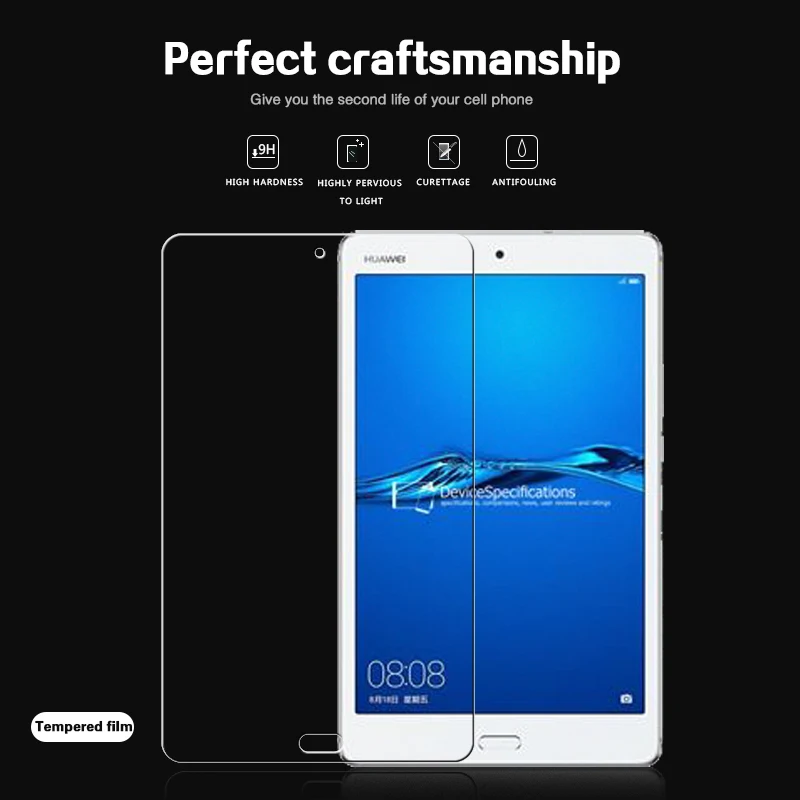 9H пленка из закаленного стекла для Huawei mediapad m3 lite CPN AL00 W09 8 0 &quotэкран планшета