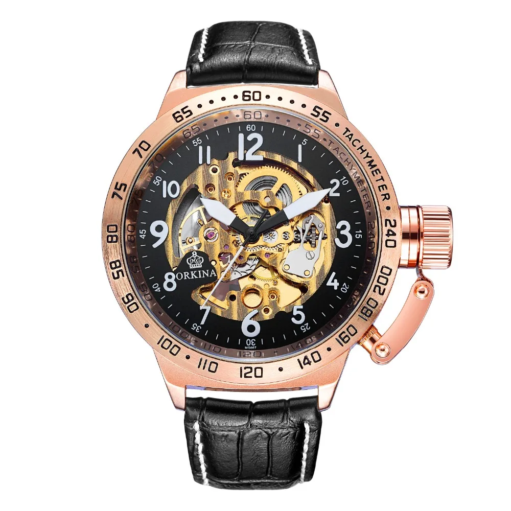 Высококачественные мужские Роскошные спортивные автоматические военные часы 50