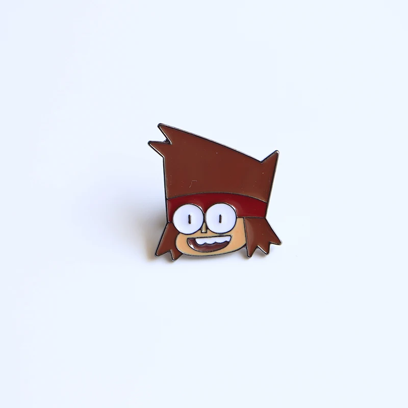Cartoon Boy Brooches ok.k Enamel Pin for Boys Girls Lapel Pin Hat/bag Pins Denim Jacket Women Brooch Badge SC4523
