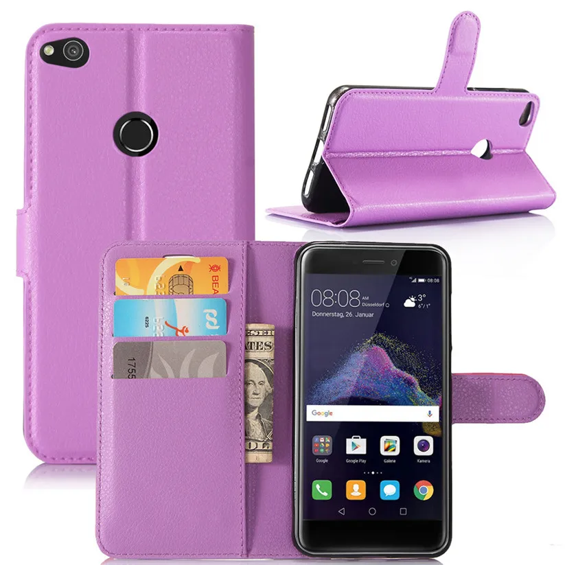 CARPRIE Mobile Phone Cases Flip Magnetic Card Wallet Leather Case Stand Cover For Huawei P8 Lite 2017 td0123 dropship | Мобильные