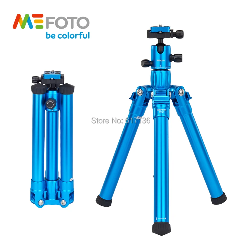 MeFoto MF25 штатив Reflexed монопод селфи палка мини портативный штатив для камеры с шаровой головкой 5 секций DHL