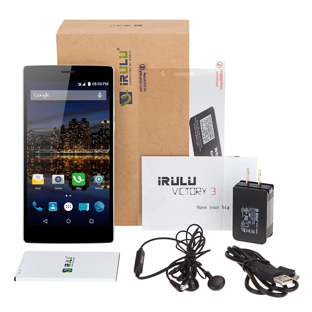 Irulu победы V3 6.5 &quot IPS HD MSM8916 Android 5.1 поддержка Google играть четырехъядерных