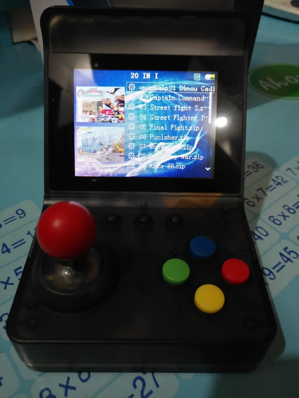 Ретро Мини Портативная аркадная игровая консоль встроенный 520 игр с TF слотом для карт GBA для Snes для Nes для Sega megadrive игр