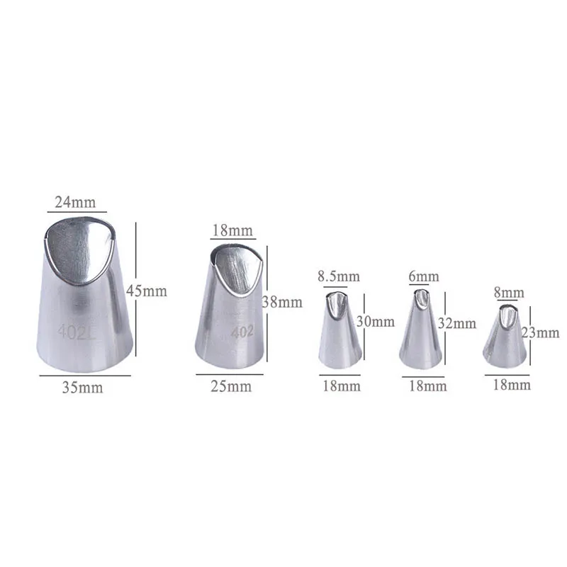 5 шт. Портативный глазури трубопроводов сопла Хризантема насадка Кухня гаджеты