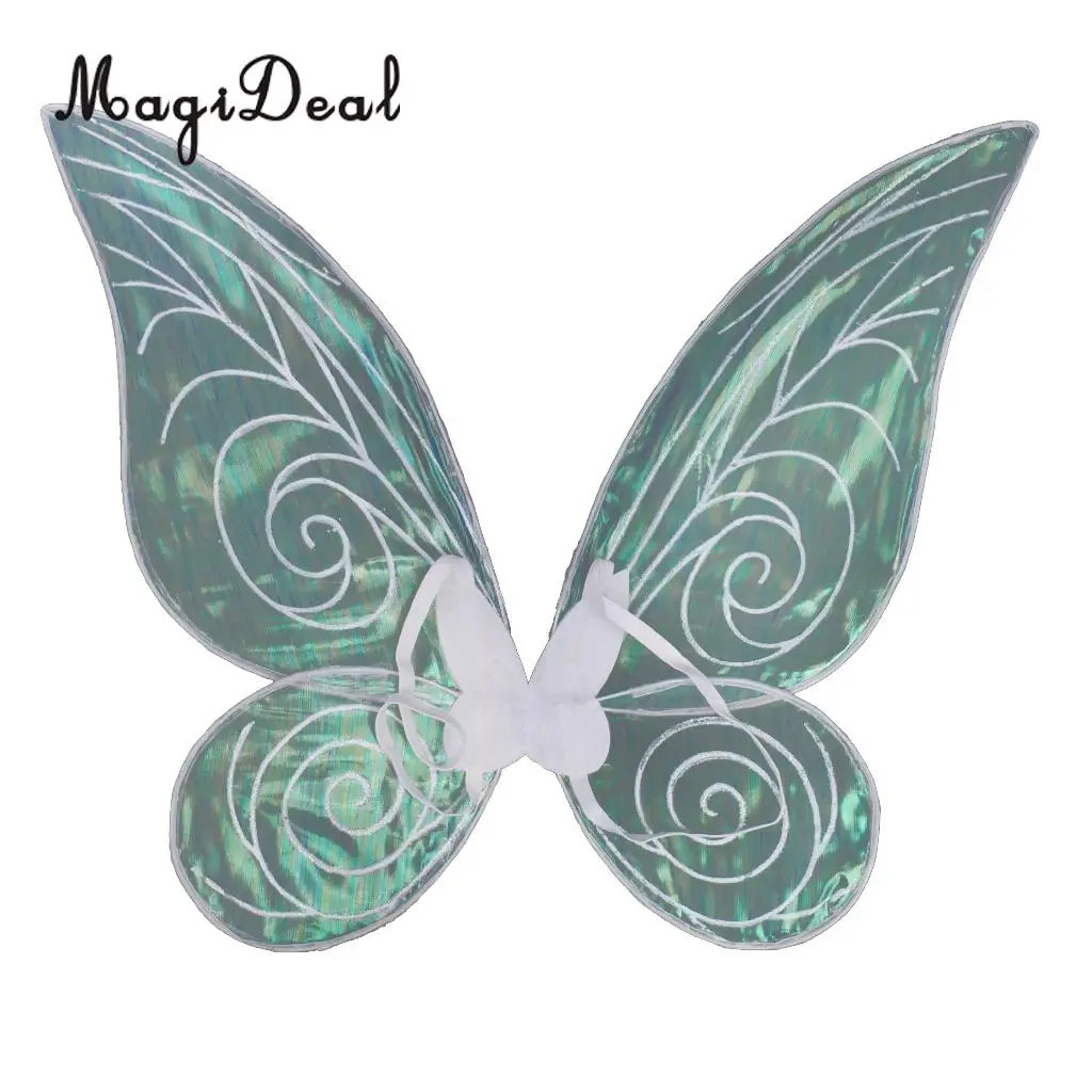 2 MagiDeal, блестящее, меняющее цвет, Бабочка, ангел, сказочное крыло, для детей и взрослых, нарядное платье на Хэллоуин - Цвет: 2