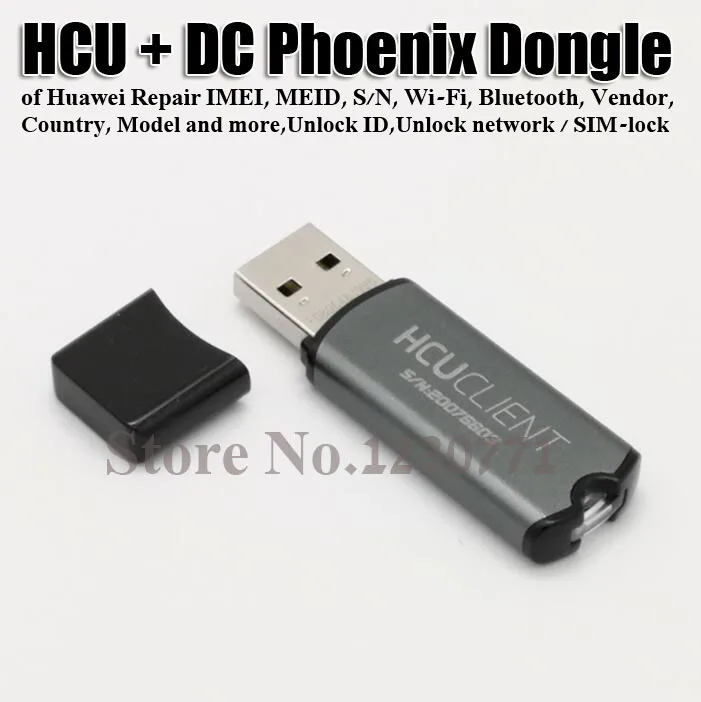 2021 HCU Dongle + DC Phoenix Universal для ремонта инструментов Huawei IMEI MEID S/N Wi Fi Bluetooth