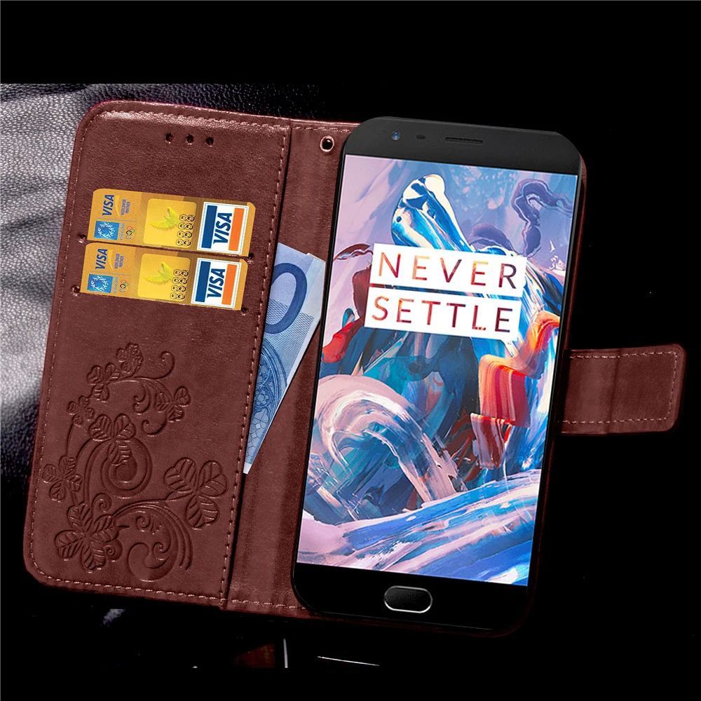 Роскошный флип кожаный чехол кошелек из мягкого ТПУ силикона для OnePlus 7 Pro 6 5 3 3T T