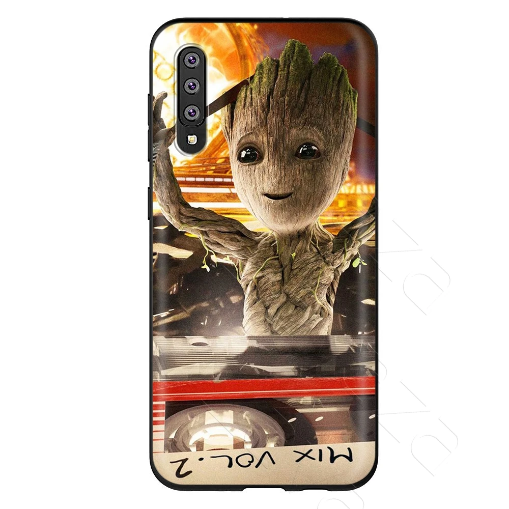 Lavaza Guardian реактивный енот Грут Treeman чехол для samsung Galaxy S6 S7 край J6 S8 S9 S10 плюс A3 A5 A6 A7 A8 A9 Note 8, 9