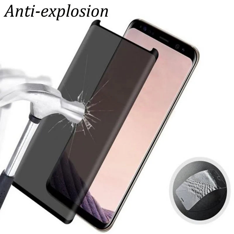 3D изогнутый конфиденциальный телефон полное покрытие закаленное стекло для SAMSUNG