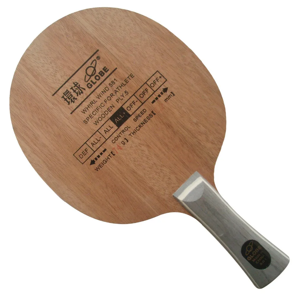 Лезвие для настольного тенниса Globe WHIRL WIND 581 Shakehand|blade disk|tennis netblade china |