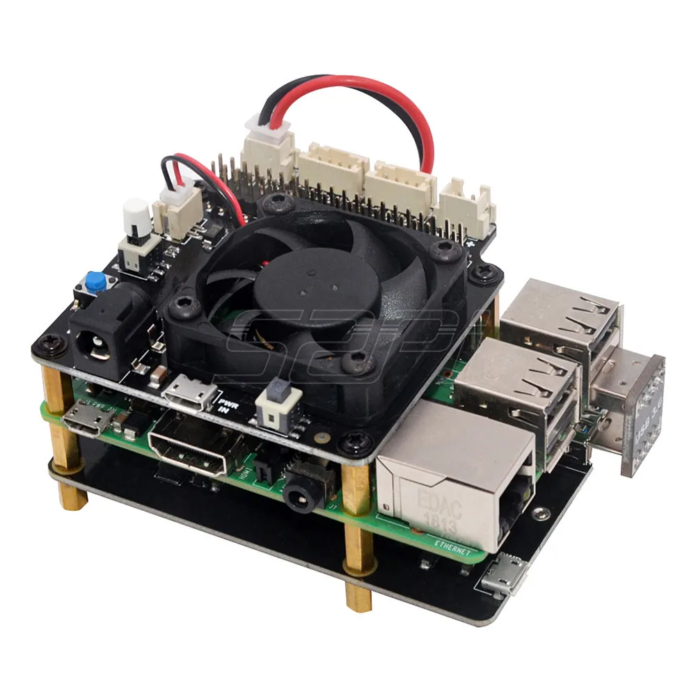 Плата расширения для хранения SSD 52Pi X860 M.2 NGFF SATA с USB 3 0 Raspberry Pi 1 Model B +/2/3 (B PLUS)