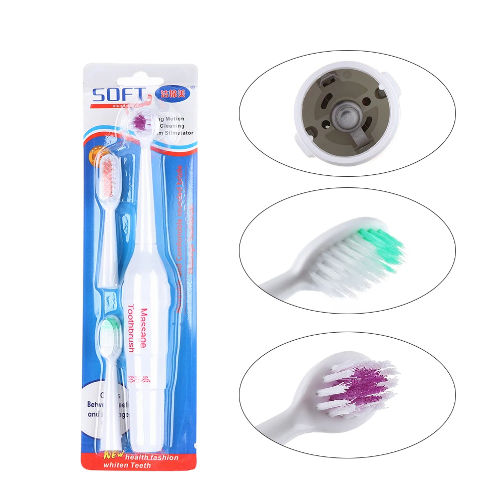 Цвет случайный! Набор мягких зубных щеток для волос водонепроницаемая зубная