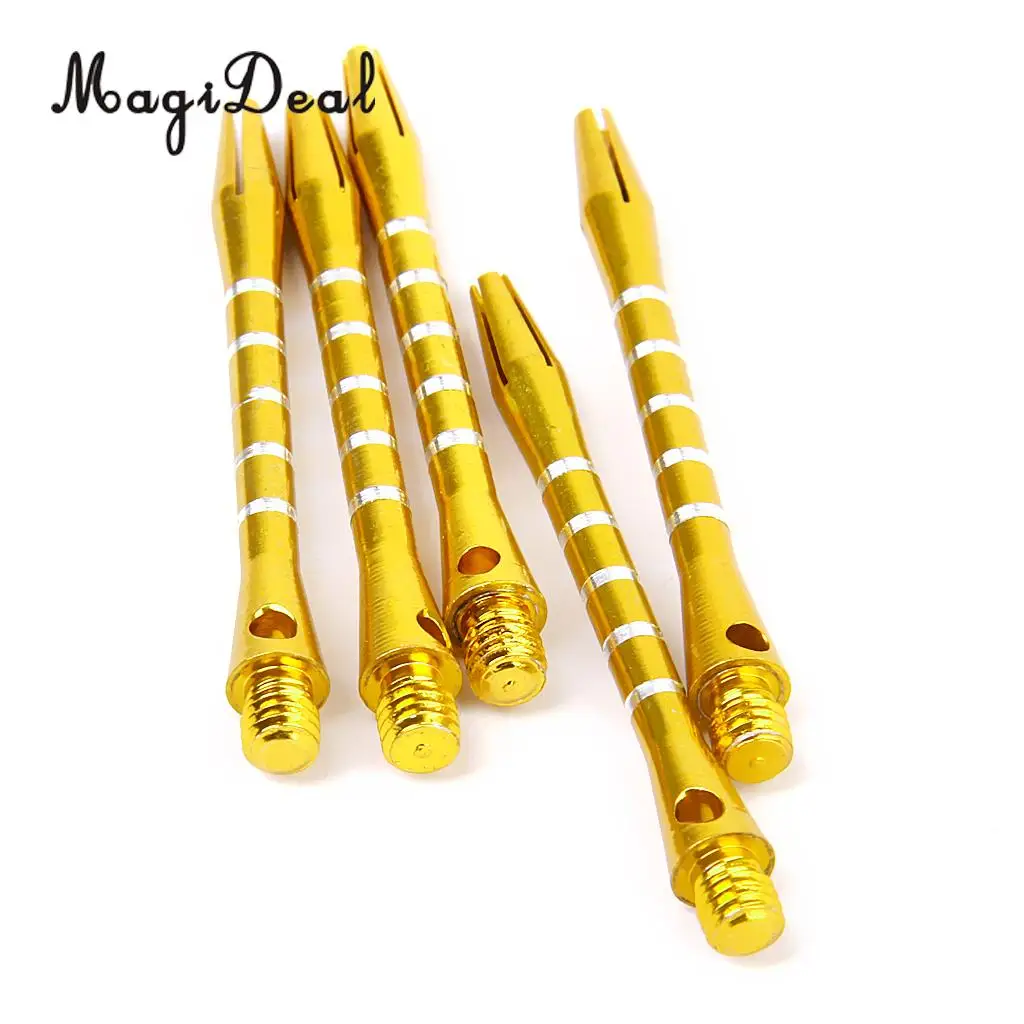 

10Pcs/Set 55mm 53mm Aluminum Aloy Darts Shafts Stems Pole Metal Rod Thread Dart Accessories