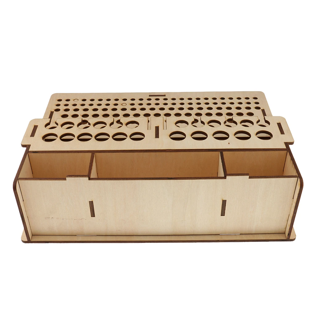 Деревянная подставка для инструментов для кожевенного ремесла, держатель для инструментов для штамповки, Органайзер