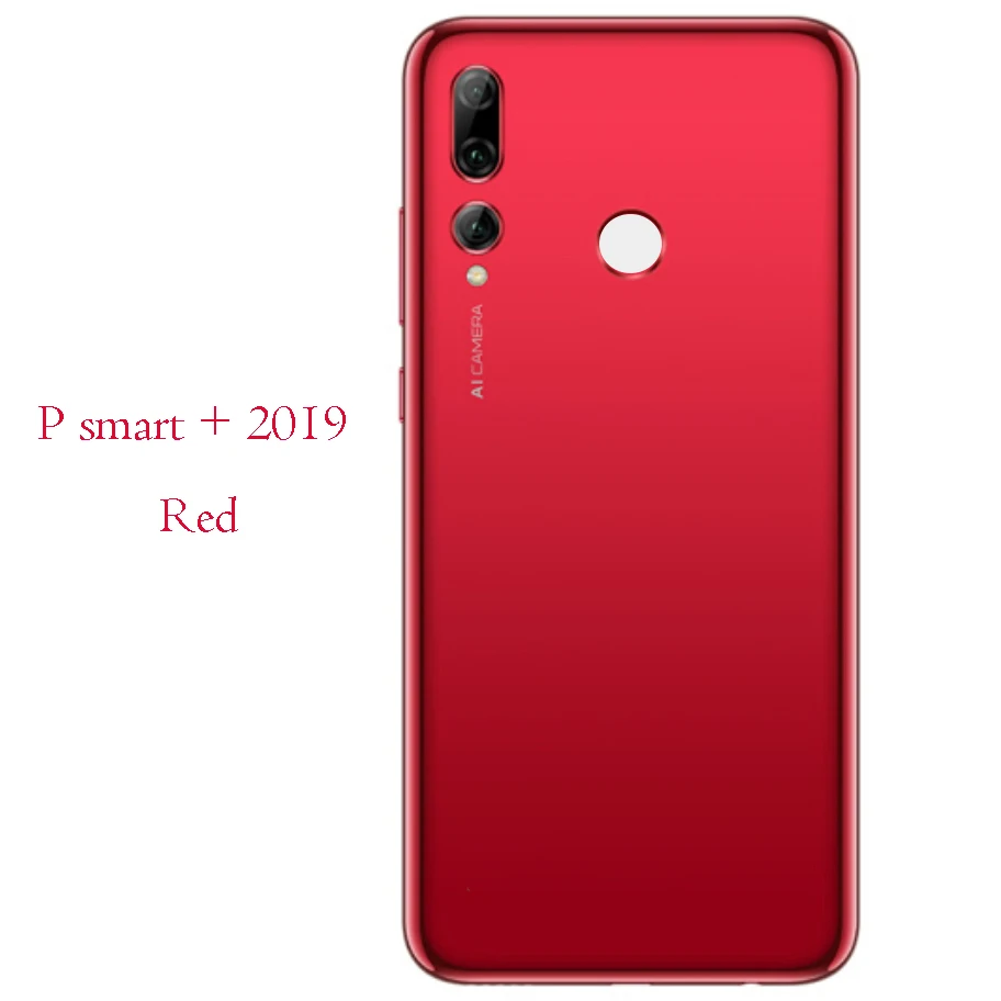 Red Smart plus 6,2" для huawei P Smart, задняя крышка, задняя крышка, корпус, передняя панель экрана, для huawei P Smart - Цвет: Red Smart plus