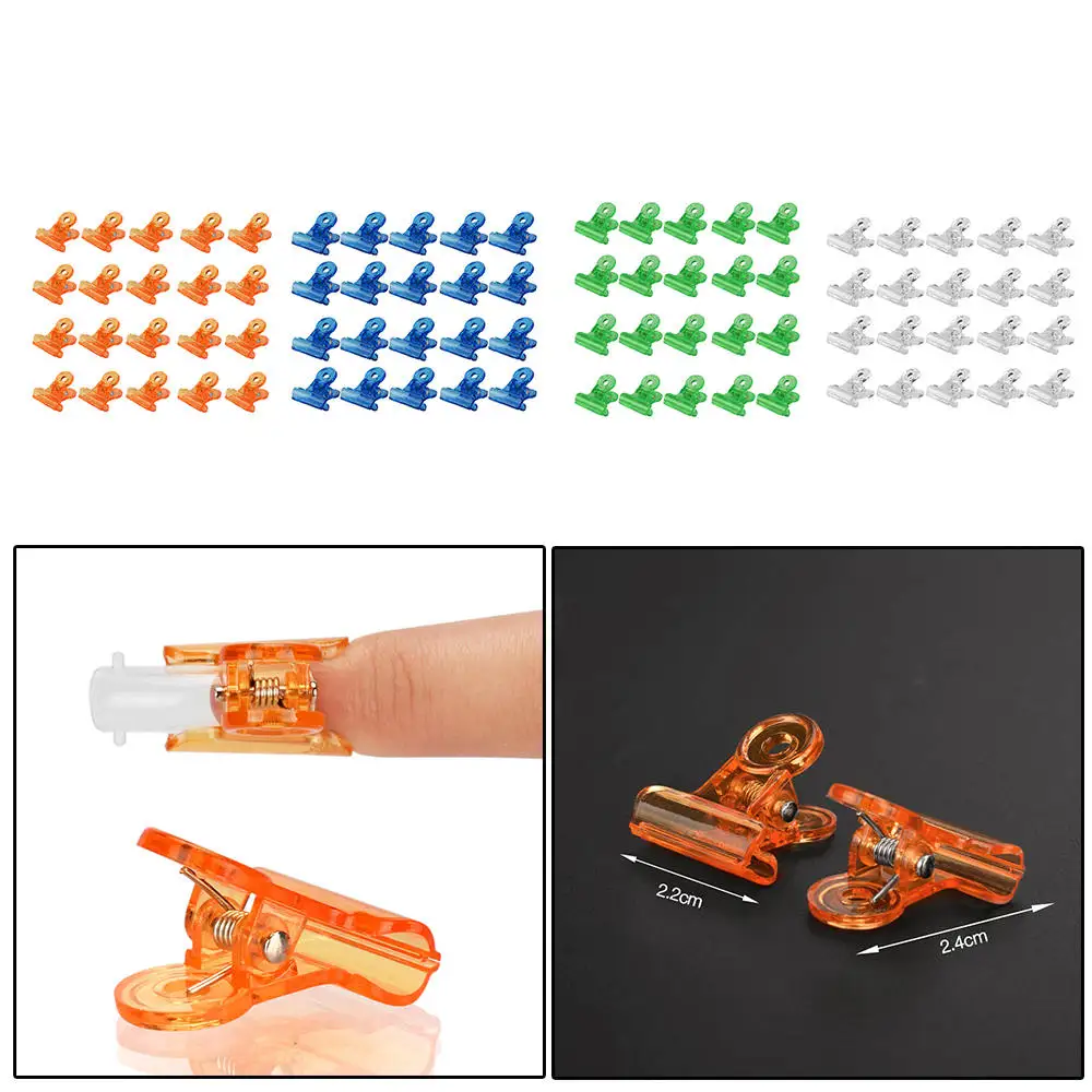 20 шт. пластиковые фиксаторы для ногтей Профессиональная форма инструменты