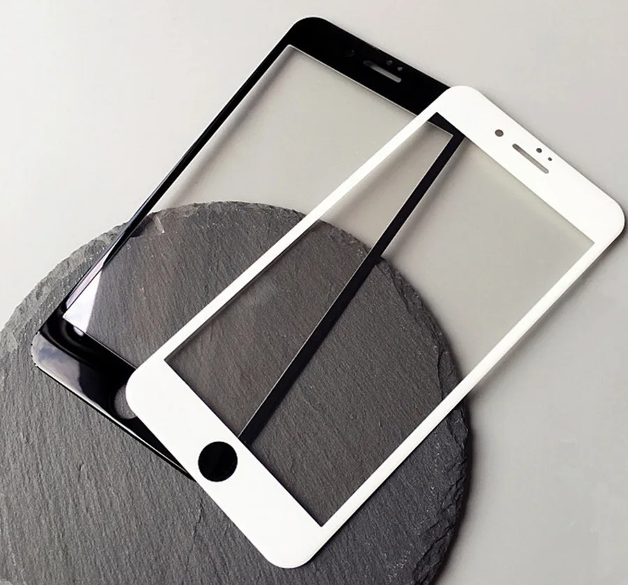 Защитное стекло закаленное 3d-стекло с закругленными краями для iPhone 7 6 S 8 s Plus 200 шт.