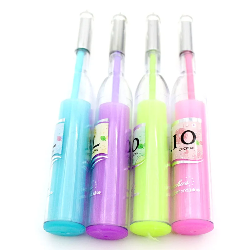 1 шт. цветной коктейльный винный гелевый карандаш милый каваи 0 5 мм черная