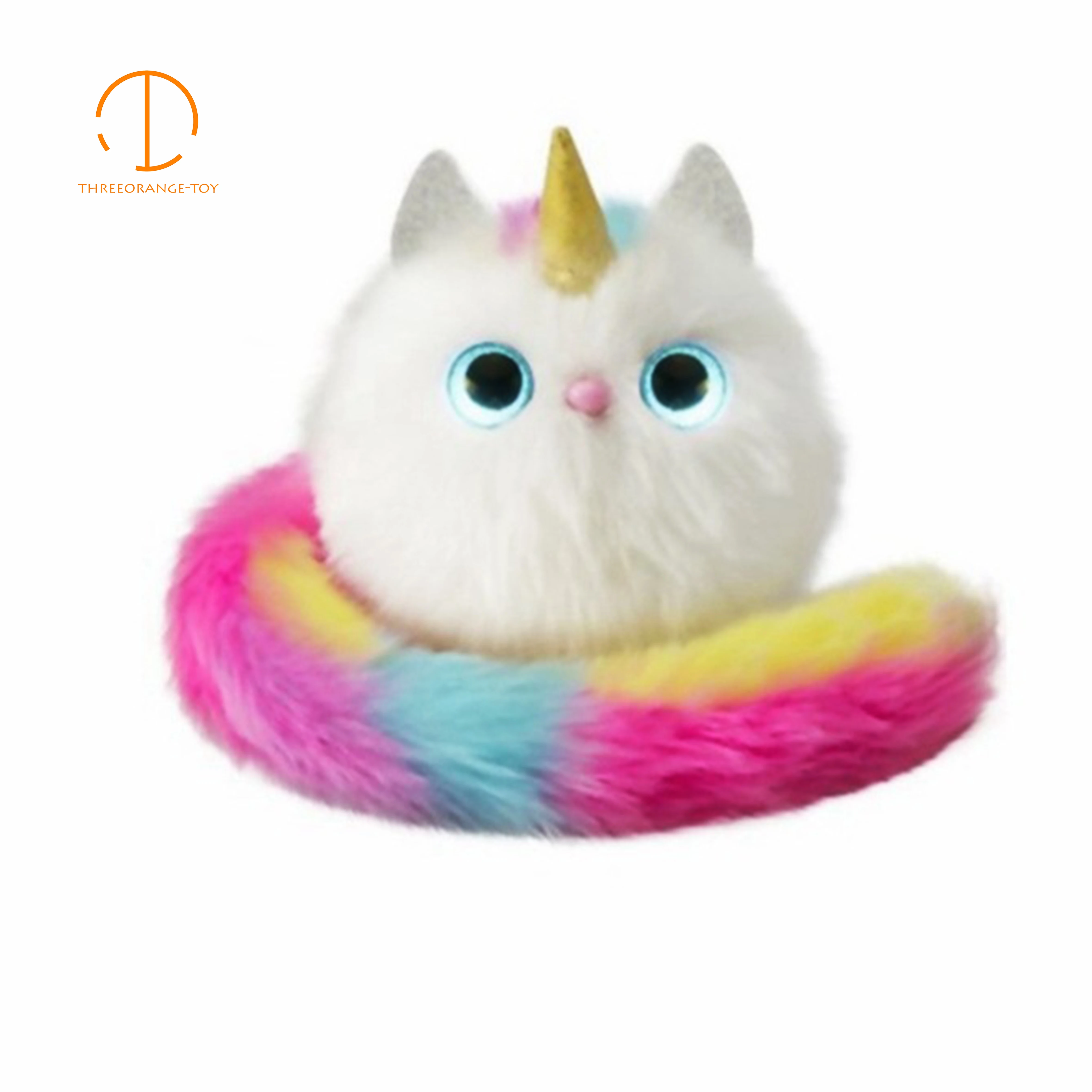 7 типы Led plüschtier Плюшевые cat звук говоря флэш куклы красочные чучело кошки подарок