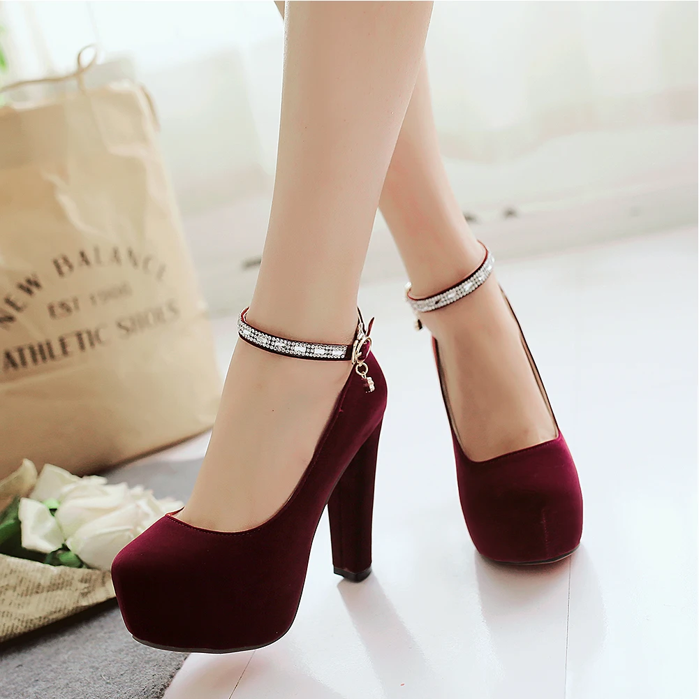 Lapolaka New Arrivals Hot Sale Chunky High Heels Buckle Strap Mary Janes Pumps Woman Shoes Platform Shoes Woman Pumps