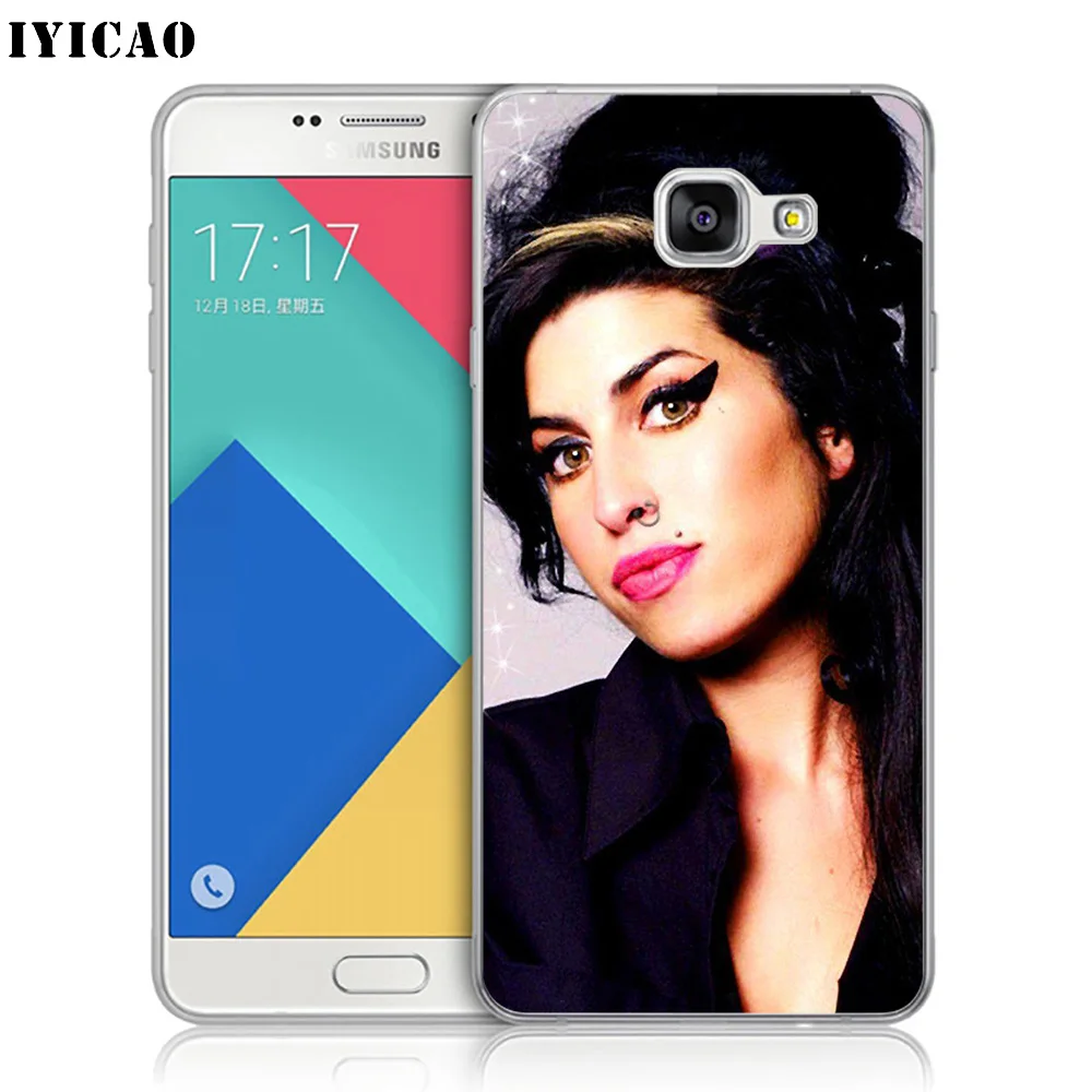 IYICAO Amy Winehouse Мягкий силиконовый чехол для телефона Samsung A10 A30 A40 A50 A70 M10 M20 M30 TPU |