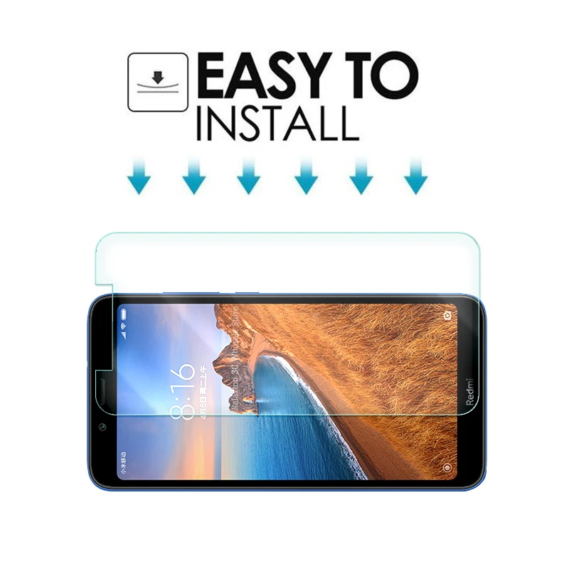 2 шт. закаленное стекло для xiaomi redmi 7a защита экрана защитное note 7 xaomi xiomi redmi7a a