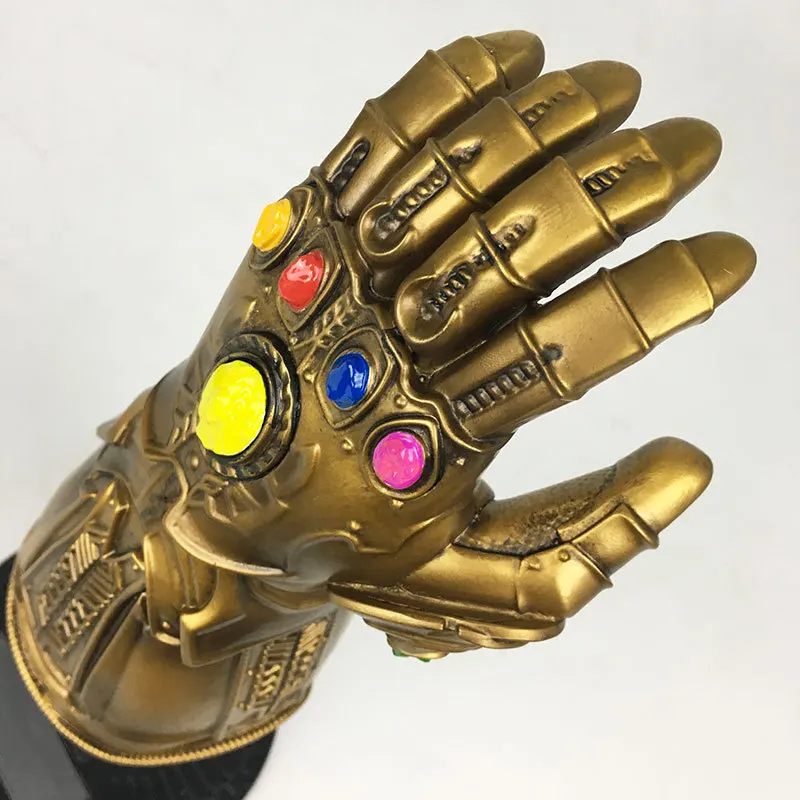 1: 4Captain America: Infinity War-Part I/II. Перчатки Таноса ручной работы обшивка модель предметов |