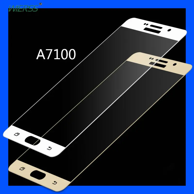 Закаленное стекло с полным покрытием для Samsung Galaxy A7 2016 Duos A710 A7100 A710F A710K A710S A710M