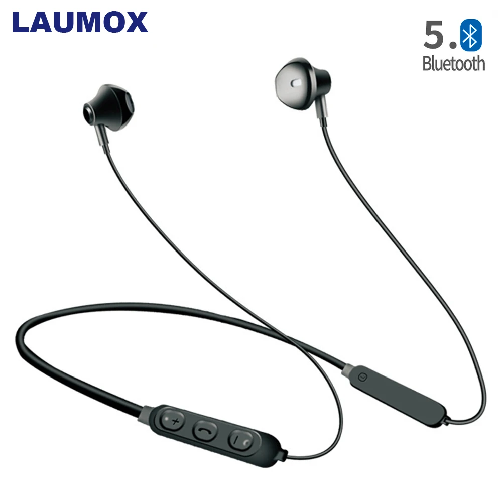 LAUMOX A10 беспроводные наушники Bluetooth 5 0 Спортивная стереогарнитура бас с микрофоном