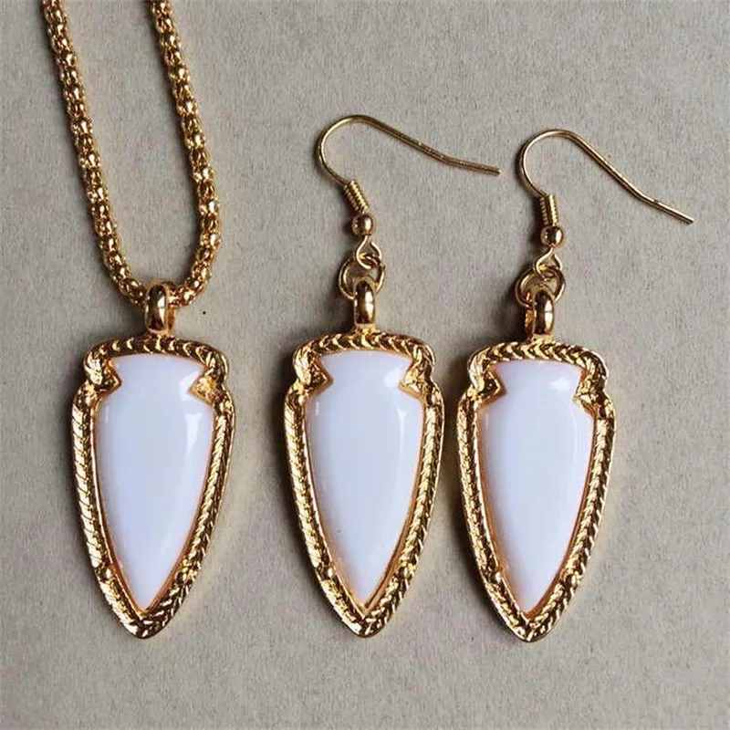 7 видов цветов ювелирный набор в форме стрелы карамельный gommures висячие серьги и