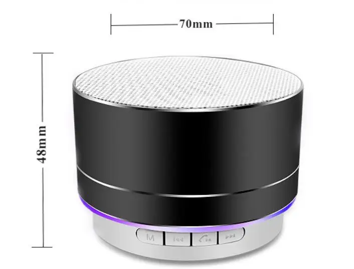Мини Портативный беспроводной Bluetooth динамик с микрофоном радио музыка