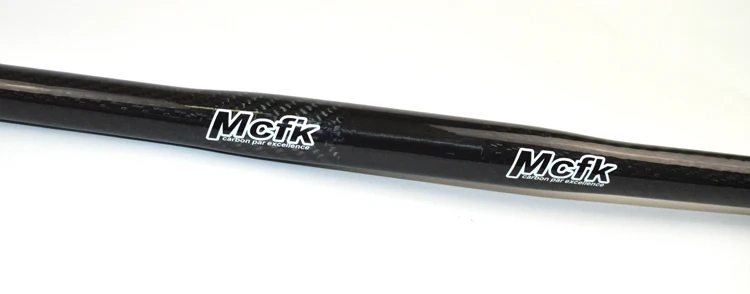 MCFK горный велосипед 3K полный руль из углеродного волокна плоский подъем углеродный велосипедный руль MTB велосипедные части 25,4 мм 580-720 мм матовый