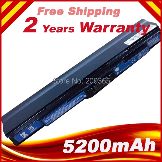 Аккумулятор 5200 мАч для ACER Aspire One 721 721h 753 AO721 AO721h AO753 1830T AL10C31 AL10D56 BT.00603.113 BT.00605.064 |