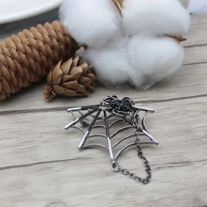 Цельнокроеное платье в стиле панк ретро серебро Кристалл паутину цепи кисточкой