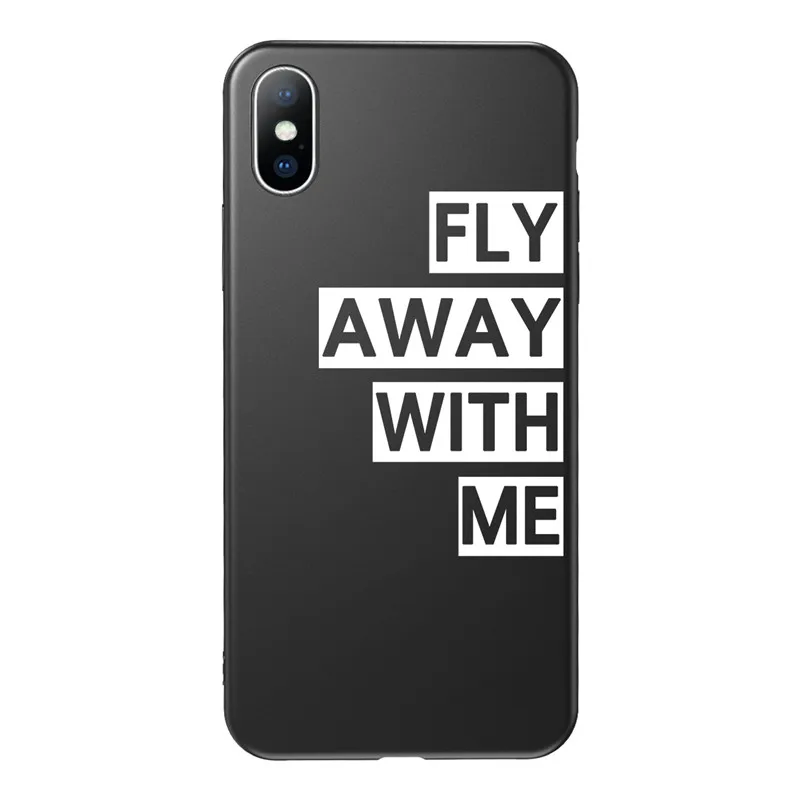 AC7197 Чехол USLION с изображением влюбленных сердец для iPhone 6, 7, 6s, 8 Plus, чехол для телефона с буквенным принтом s, для iPhone X, XR, XS, Max, мягкий силиконовый чехол из ТПУ - Цвет: AC7197
