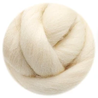 feltsky 100g felting wool 70s 19um grade needle felting diy wool for needle felting kit by plastic bag n0 15