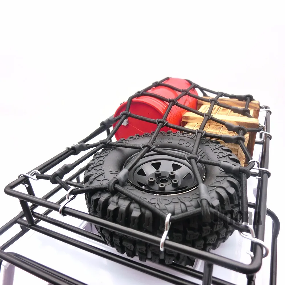 RC автомобиль аксессуары 6 цветов эластичная багажная сетка для 1/10 RC Гусеничный SCX10 90046 Tamiya по супер скидке CC01 D90 Traxxas TRX-4 TRX4
