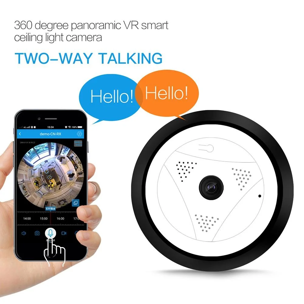 Прямая Фабрика мини беспроводная Wifi цифровая видеокамера 360 градусов панорамная