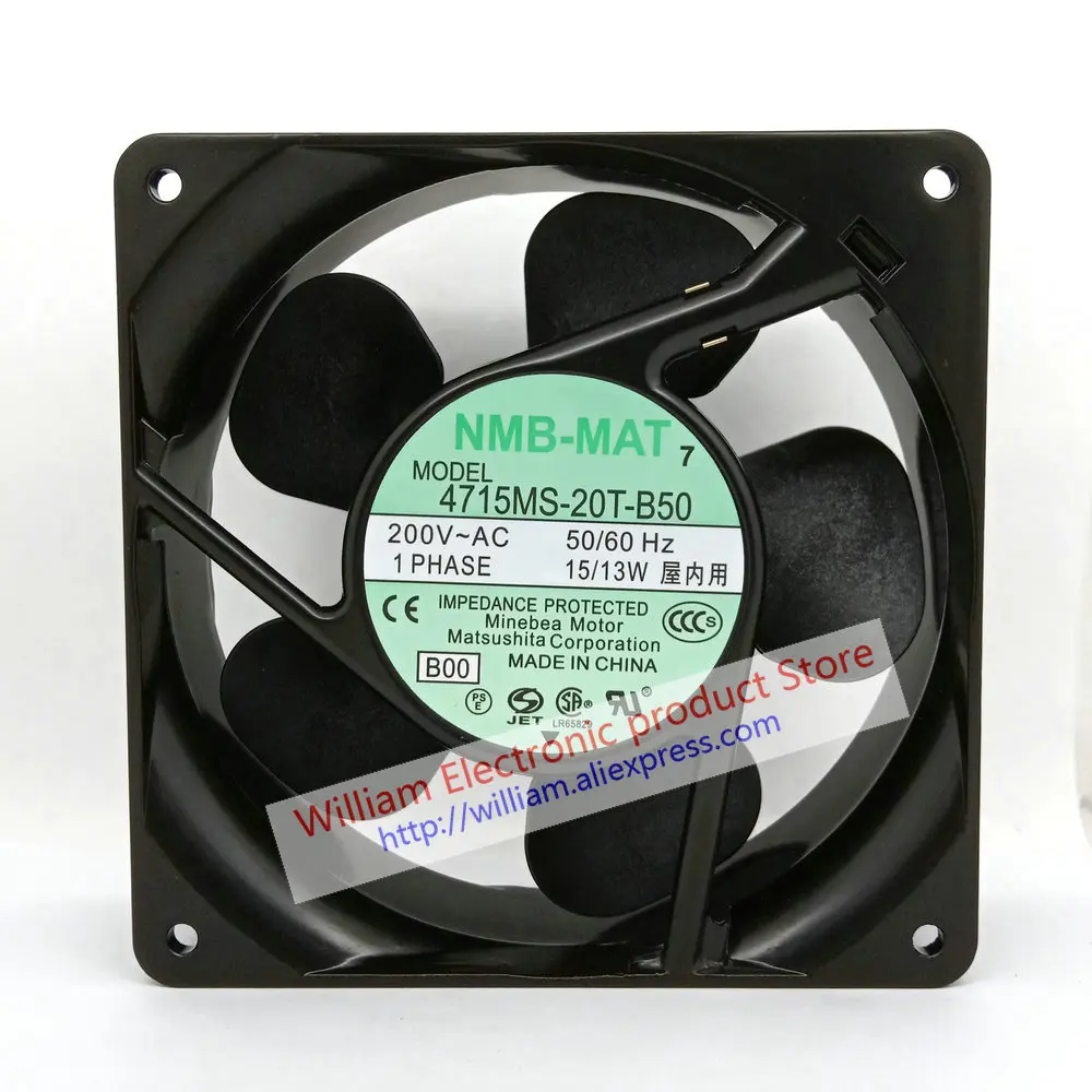 

New Original NMB 4715MS-20T-B50 120*38MM AC 200V 13/15W axial cooling fan