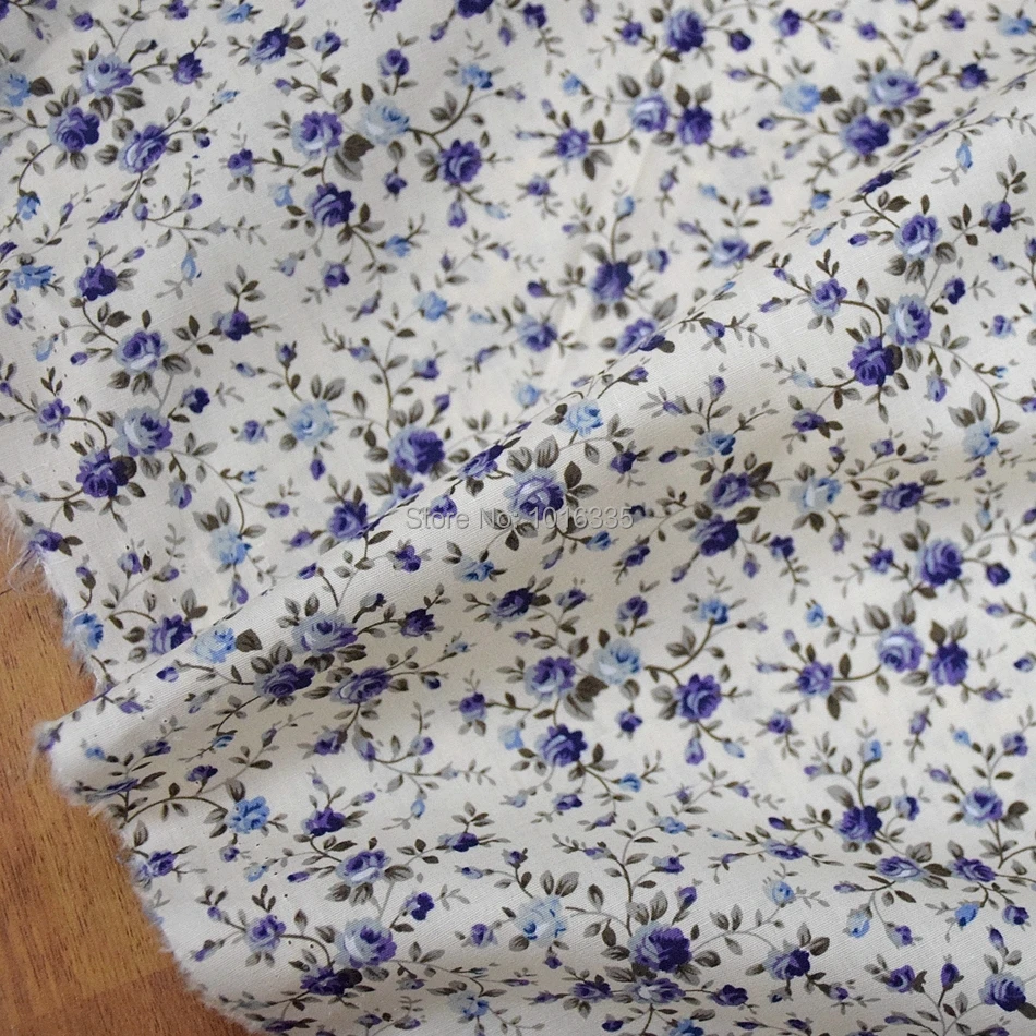 

New arrive 150cm DIY clothing poplin clothing The Flower printing Patchwork Cotton Fabric tissus