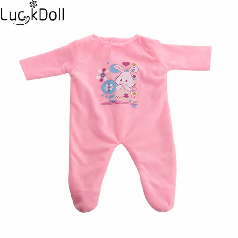 Luckydoll Повседневная кукольная Пижама подходит 18 дюймов Американский 43 см Кукла Одежда Аксессуары Детские лучшие рождественские подарки