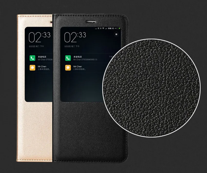 Флип-чехол кожаный магнитный чехол для Xiaomi Redmi Note 4x Note 4 Pro X Prime Note4 Note4x xiomi xaomi Smart View Case Смарт чехол