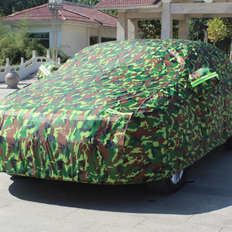 Car jacket Camouflage car cover Casing thickening Oxford cloth Heat insulation sunshade Sun protection raincoat dustproof | Автомобили и