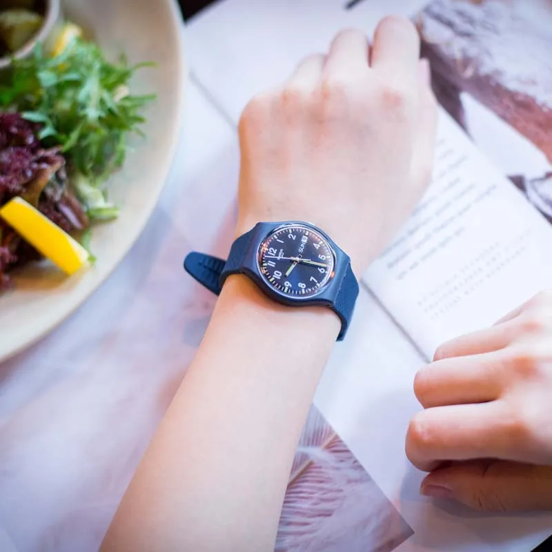Swatch часы мужские замки и женские Досуг Мода GN718|Кварцевые часы| |