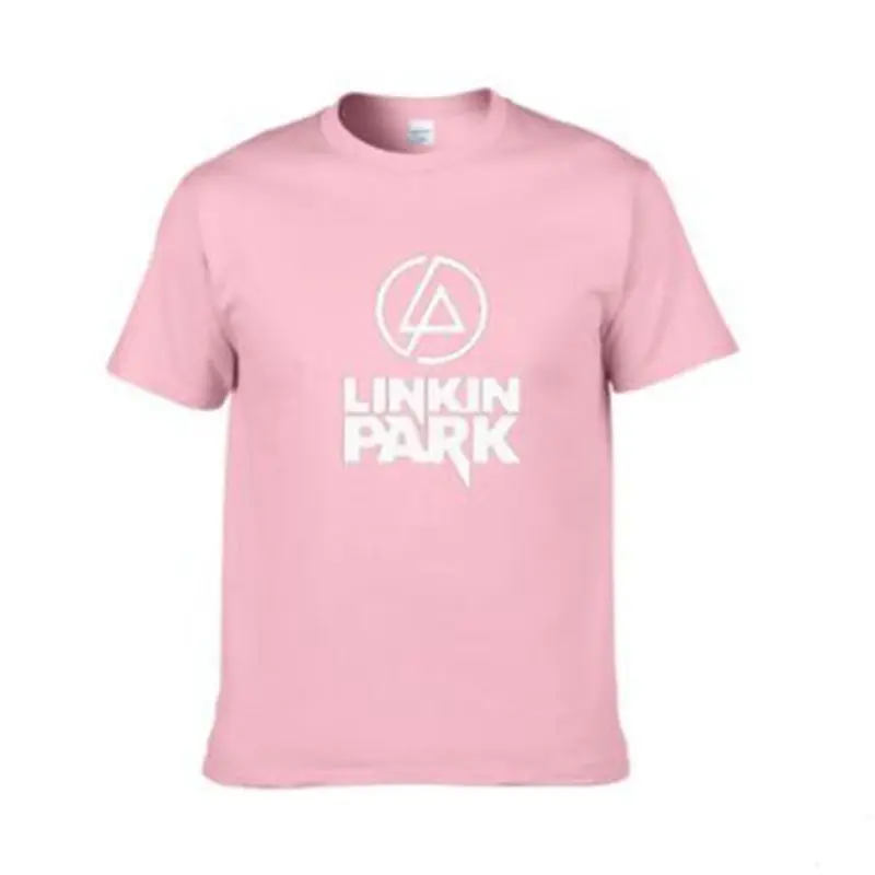 Модные футболки с буквенным принтом, футболка Linkin Park Band, женская и мужская летняя и осенняя футболка, футболки
