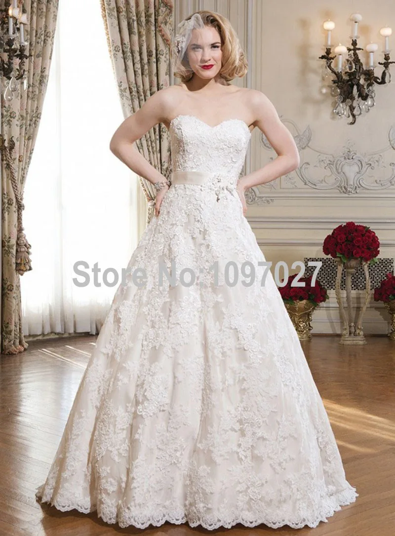 Белый Свадебные Платья Аппликация Кружева Бисером Кристалл От Плеча Длиной до